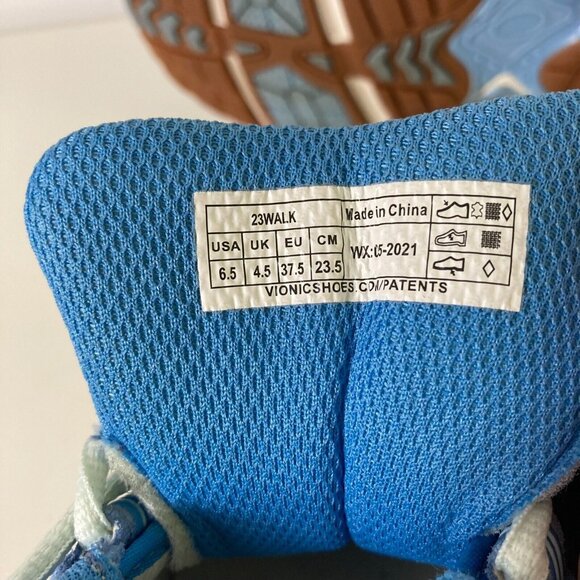 Vionic Shoes Womens Size 6.5 23Walk Classic Walking Shoe Athletic Blue Lace Up - Picture 13 of 14